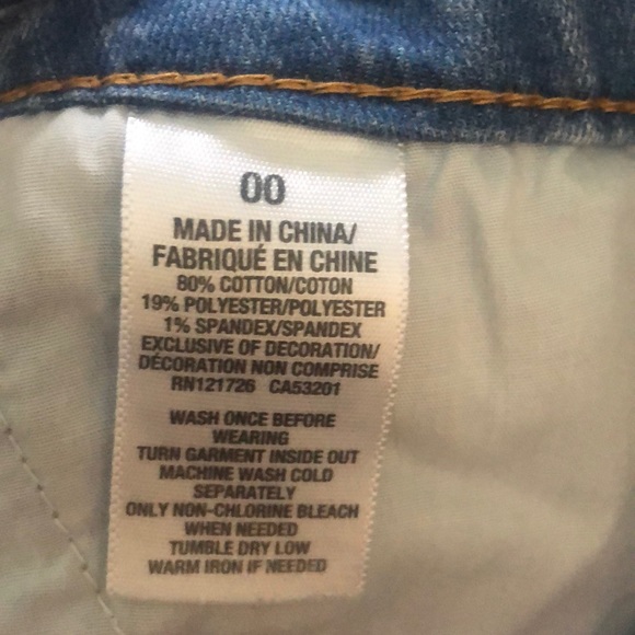 Aeropostale Women’s Jean Shorts size 00 - Picture 3 of 3